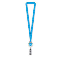 LANYARD W/ BADGE REEL - WATER